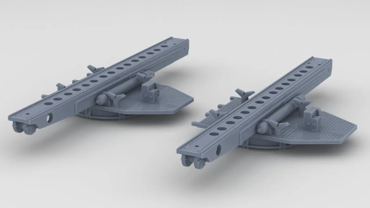 1/600 DKM Scharnhorst Catapult Set (2pcs) Resin3Dinteractive