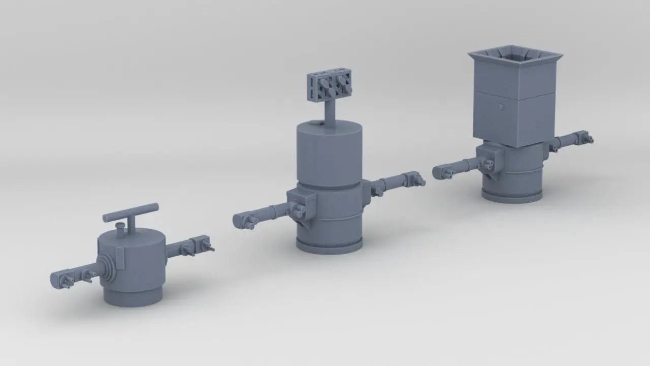 1/600 DKM Scharnhorst Rangefinders Set (3pcs) - distefan 3d print