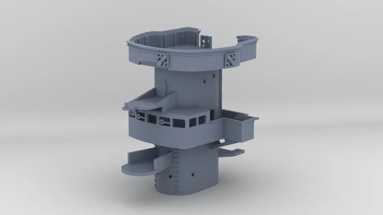 1/600 DKM Scharnhorst Forward Deck 6 - distefan 3d print