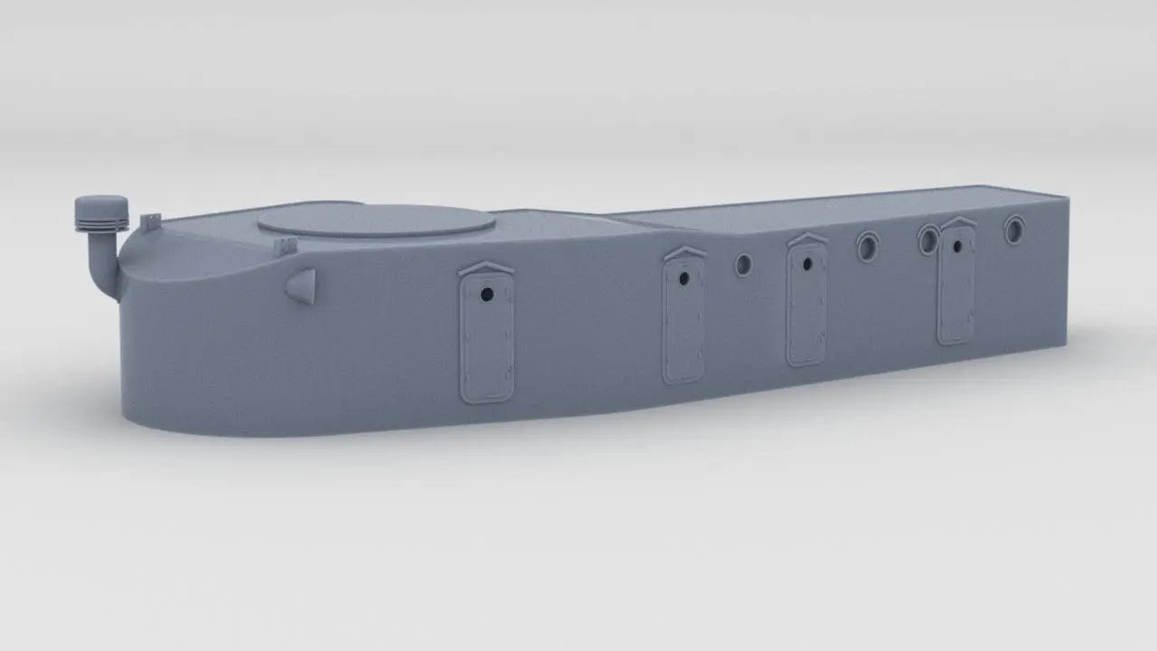 1/600 IJN Kagero Aft Deck House - distefan 3d print