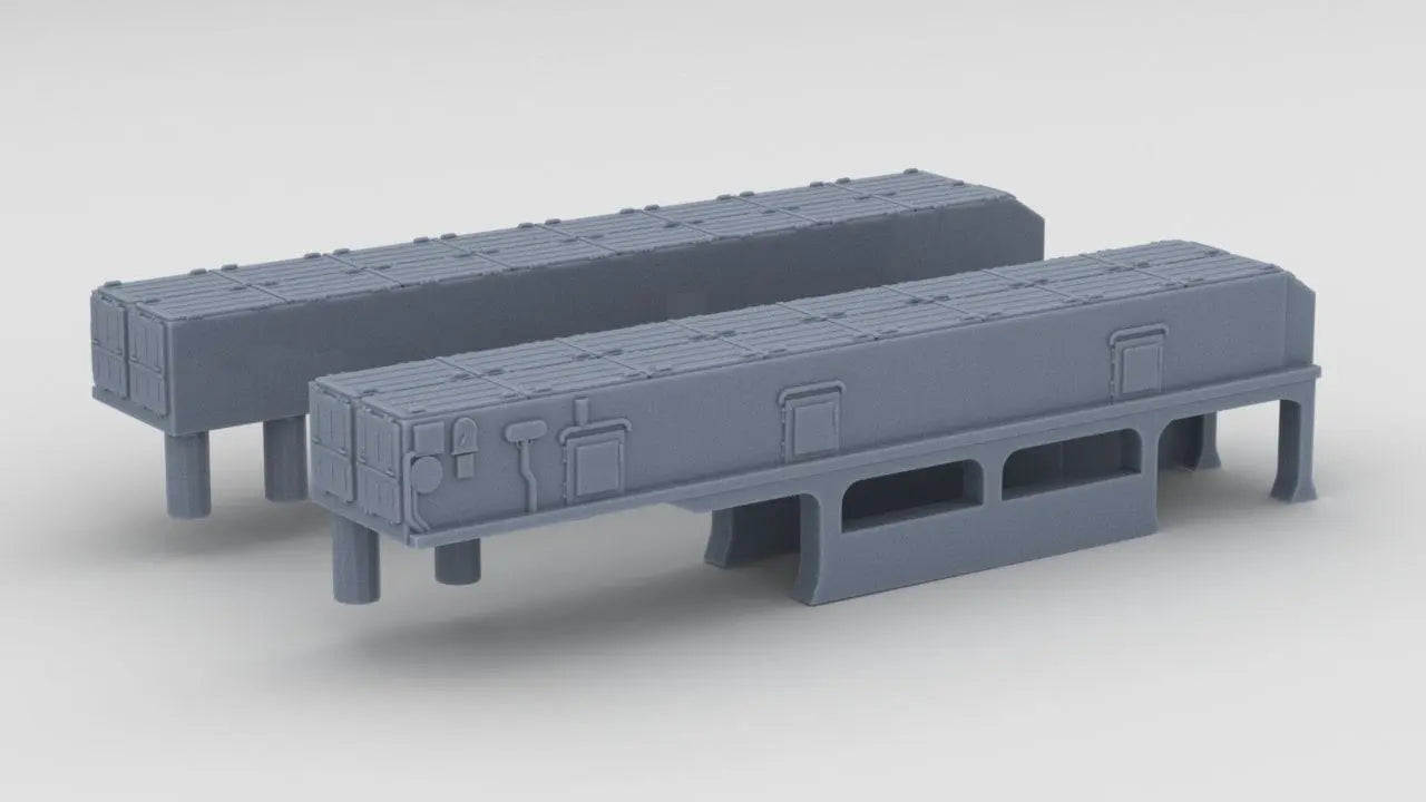 1/600 IJN Kagero Torpedo Container Set (2pcs) - distefan 3d print