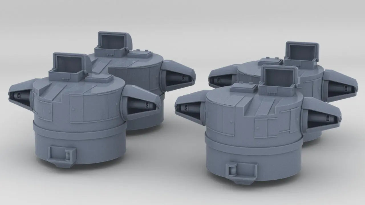 1/600 IJN Yamato 4.5m Rangefinder 'Kosha Sochi' Set (4pcs) - distefan 3d print