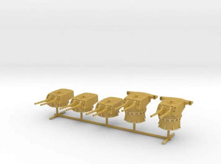 1/600 IJN type 50 year 3 turrets (8-inch) 1944 set