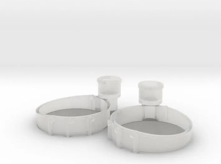 1/600 Richelieu aft 40mm tub 1 set 2pcs - distefan 3d print