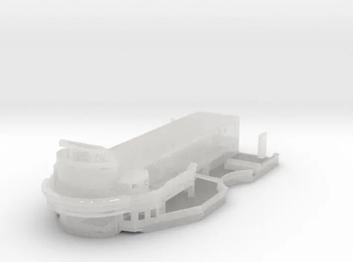 1/600 US South Dakota superstructure deck 3 - distefan 3d print