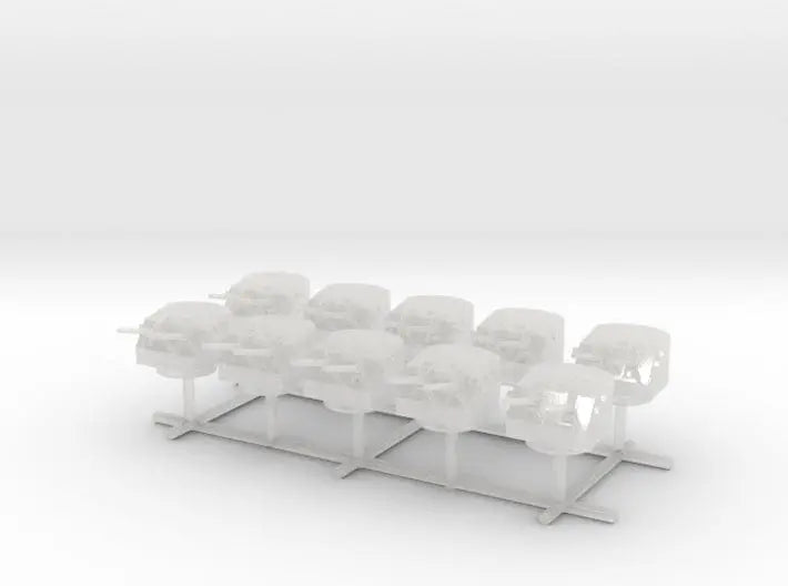 1/600 USN 5"/38 cal. Mk.12 twin mounts set 10pcs - distefan 3d print