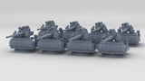 1/600 USN Single 5-inch (127 mm) 38 Cal. Gun Set (8pcs)