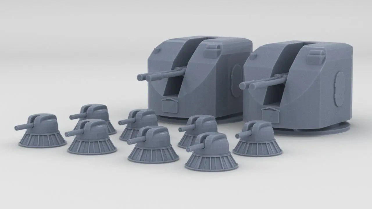 1/600 USSR Kiev Turret Set (10pcs) - distefan 3d print