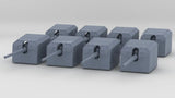 1/600 DKM 12.7cm (5in) SK/C34 Naval Gun Set (8pcs)