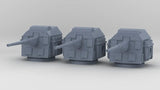 1/600 DKM 15cm/55 (5.9in) TBts KC/36 Single Mount Set (3pcs)