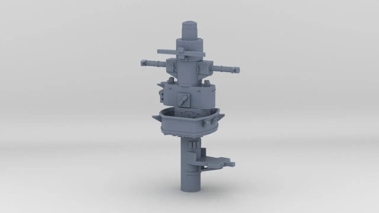 1/600 DKM Lutzow Foretop - distefan 3d print