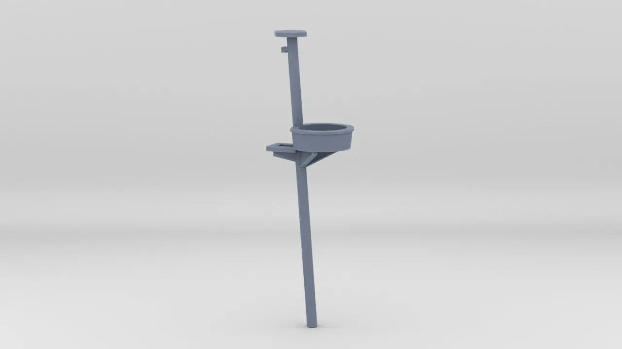 1/600 DKM Narvik Z37 Forward Mast - distefan 3d print