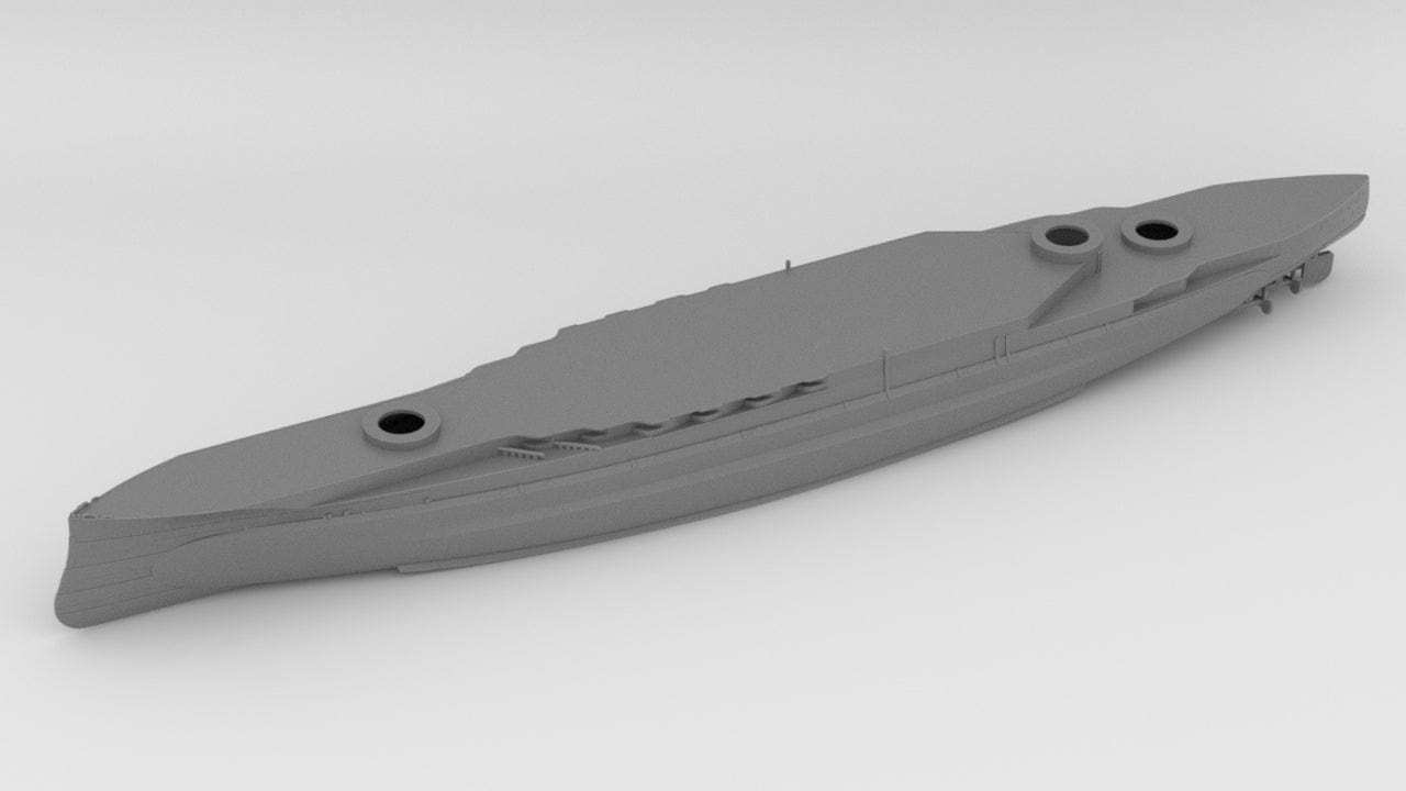 1/600 HMS Warspite Hull - distefan 3d print