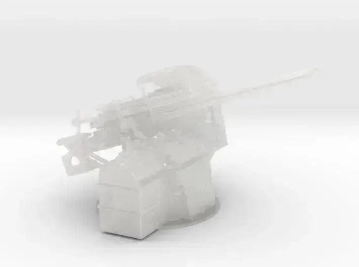 Distefan 3D Print: Supercharge Your 1/600 IJN 12.7 cm/40 Type 89 Naval Mount Twin Set (6 pcs)!
