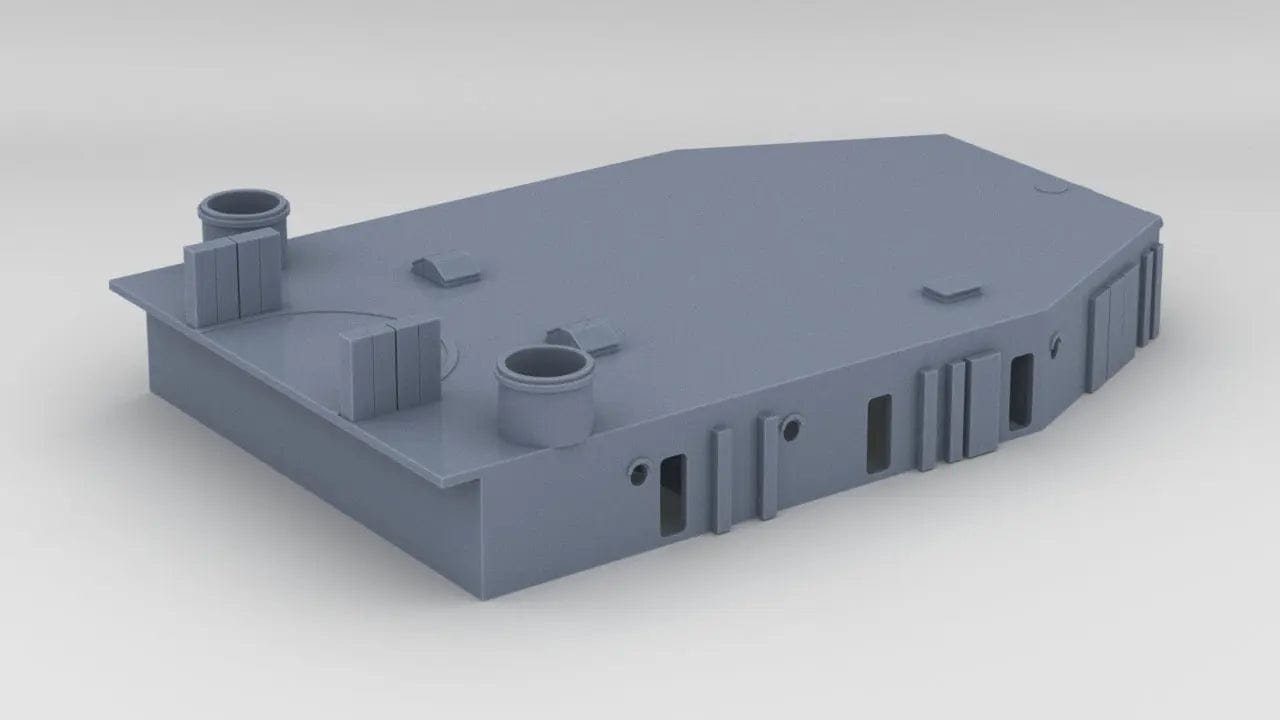 1/600 Richelieu Aft Deck 1 - distefan 3d print