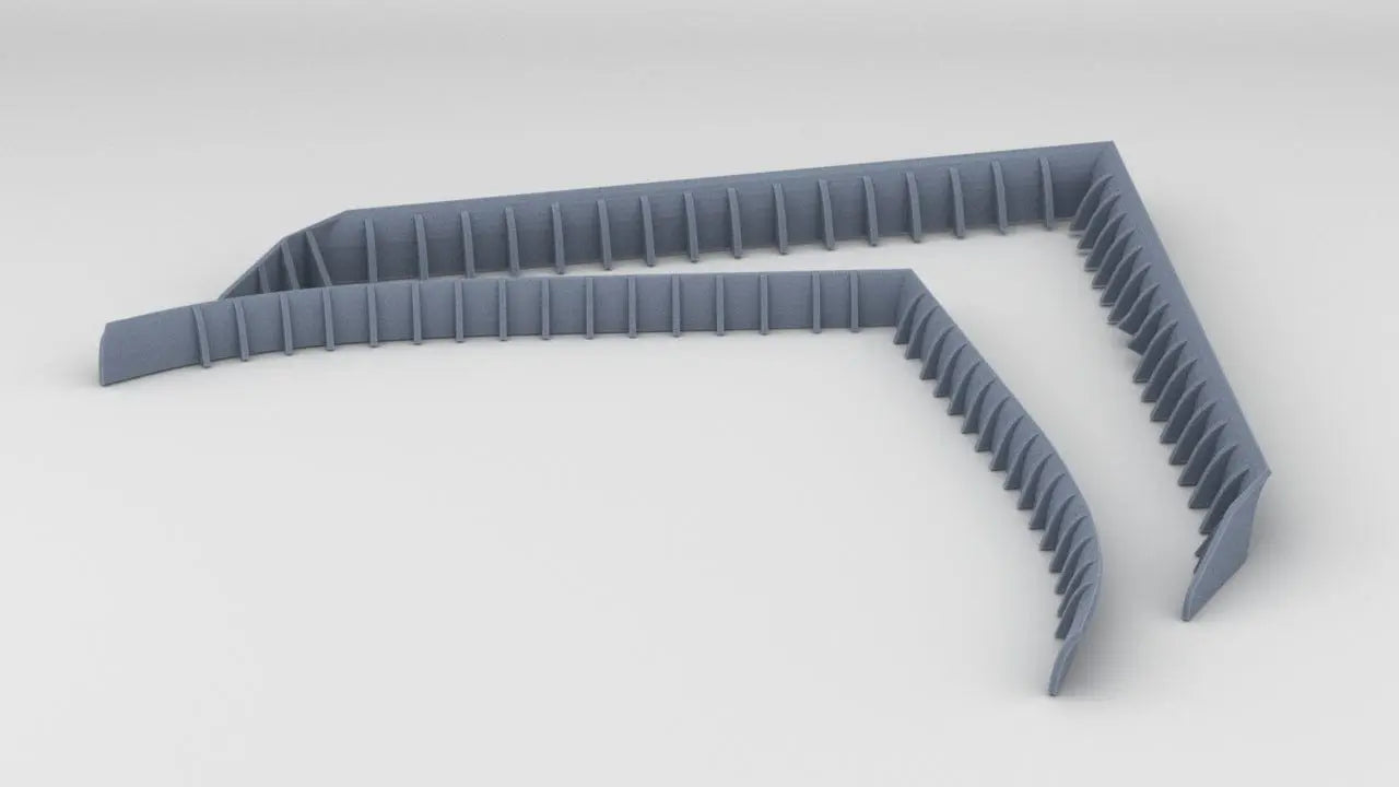 1/600 Richelieu Forward Breakwaters Set (2pcs) - distefan 3d print