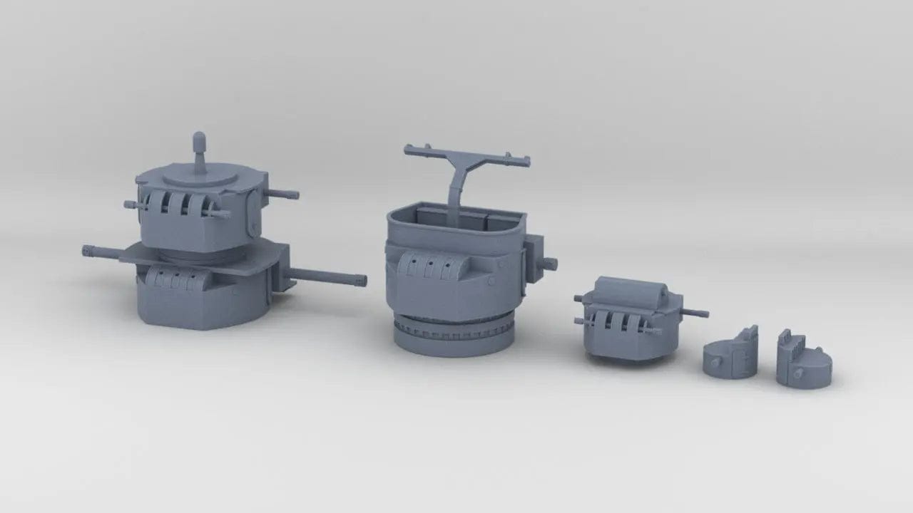 1/600 Richelieu Rangefinder Set (4pcs) - distefan 3d print