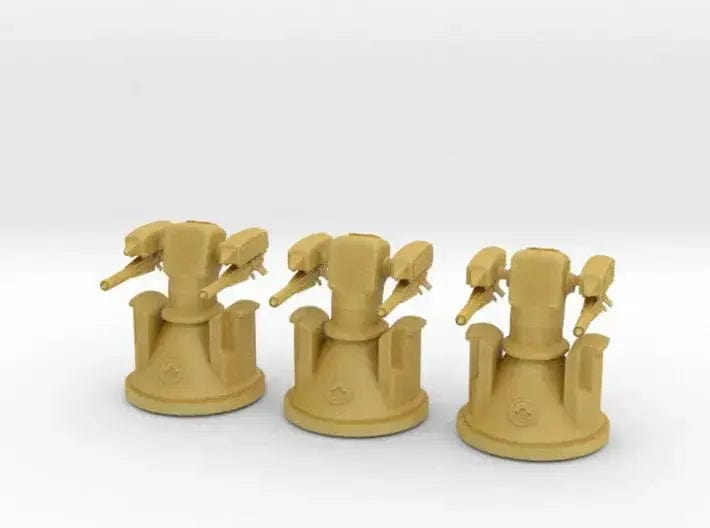 1/600 RN sea dart launcher set 3pcs - distefan 3d print