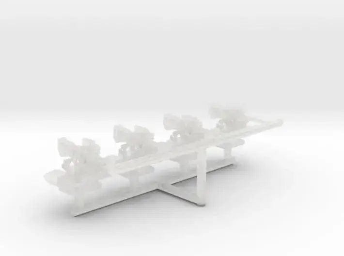 1/600 USN 5 inch 25 Cal. (12.7 cm) deck mount set