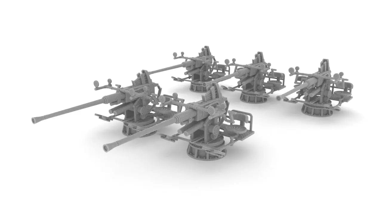 1/600 USN Single 40mm Bofors Set (5pcs) - distefan 3d print