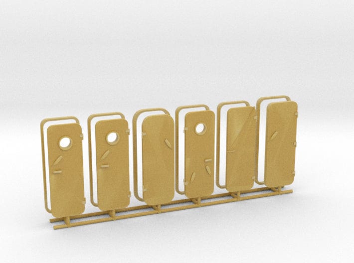 1/64 DKM Watertight Doors (Türen) Set x6 - distefan 3d print