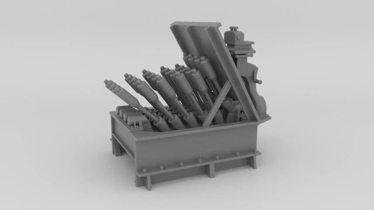 1/64 USN Hedgehog Thrower Mk10 - distefan 3d print