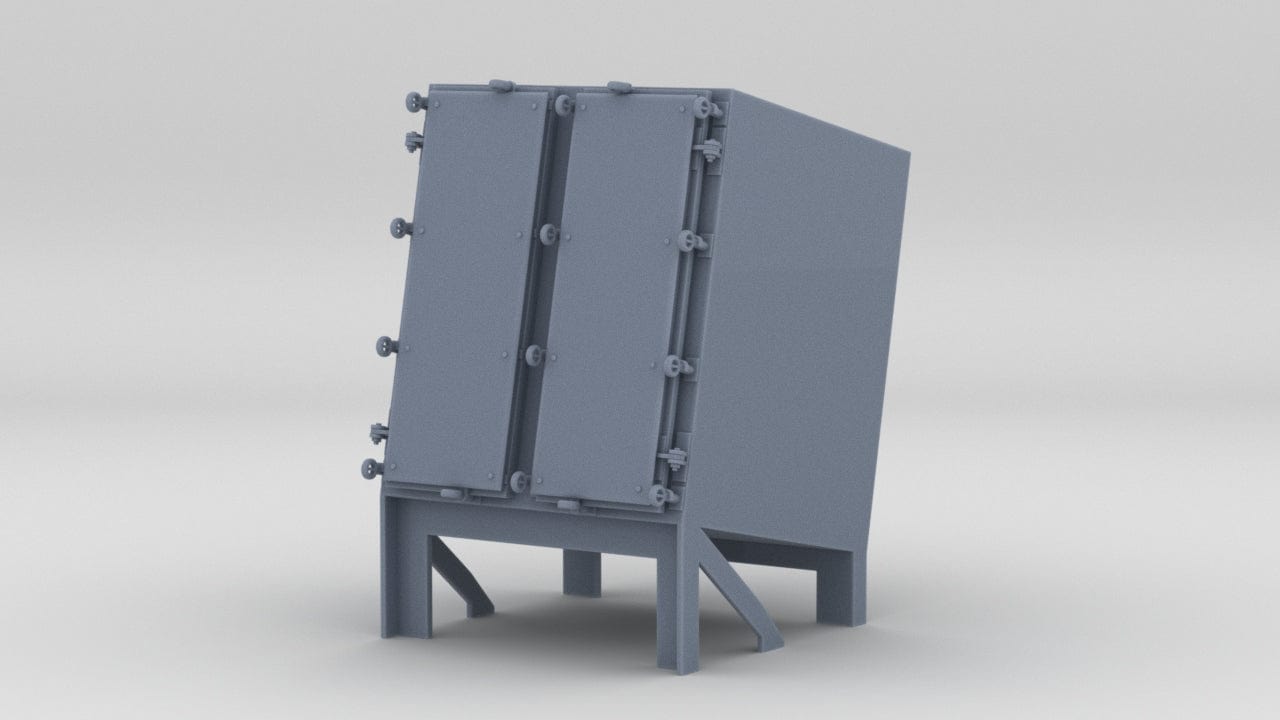 1/64 USN Storage Locker for Hedgehog Thrower - distefan 3d print
