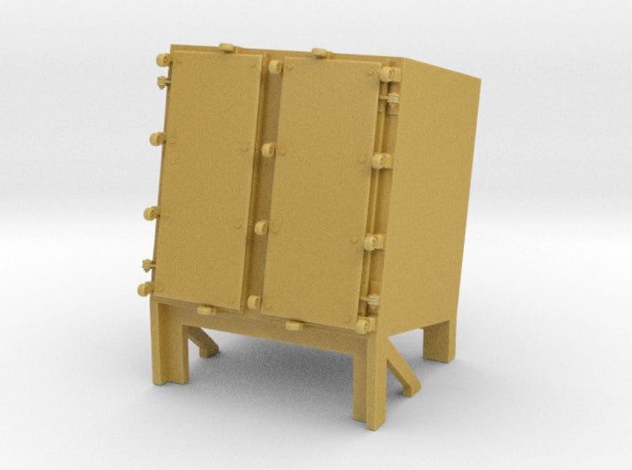 1/64 USN storage locker for hedgehog thrower - distefan 3d print