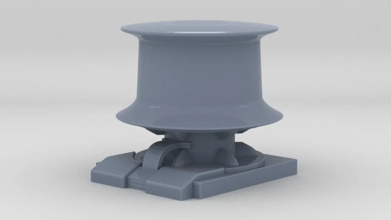1/65 USN Destroyer Anchor Chain Winch Foredeck Resin3Dinteractive