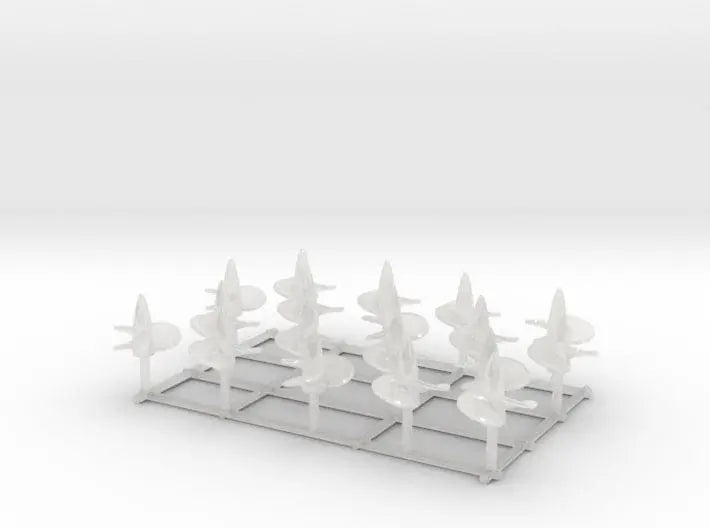 1/700 DKM Bismarck propeller set 18pcs - distefan 3d print