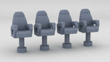 1/700 USN Captain Chair Set (4pcs)