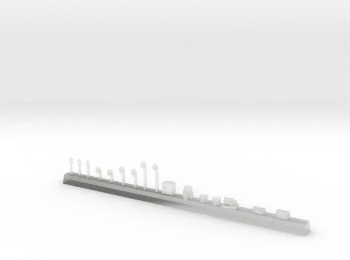 1/700 USS Luzon spru 1 metric - distefan 3d print