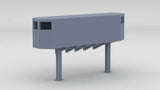 1/700 HMS Exeter Forward Deck 3 Platform