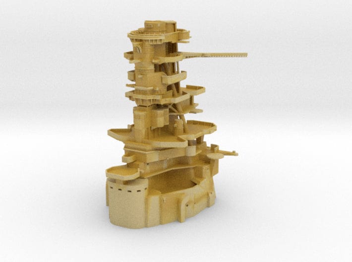 1/700 IJN Ise-Hyuga bow superstructure - distefan 3d print