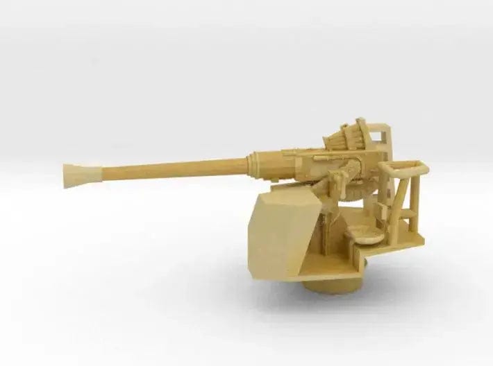 1/700 RN single 40mm Bofors AA guns set 12pcs - distefan 3d print