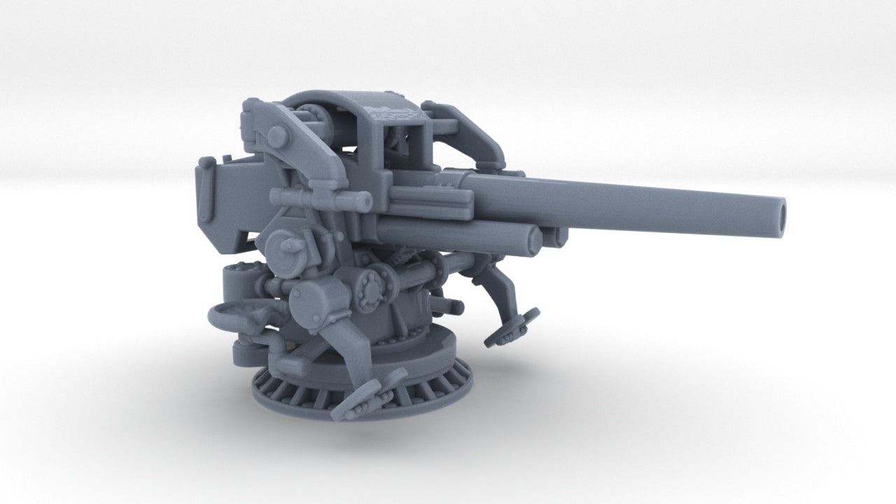 1/700 USN 5-Inch 25 Gun Deck Mount Mk40 - distefan 3d print