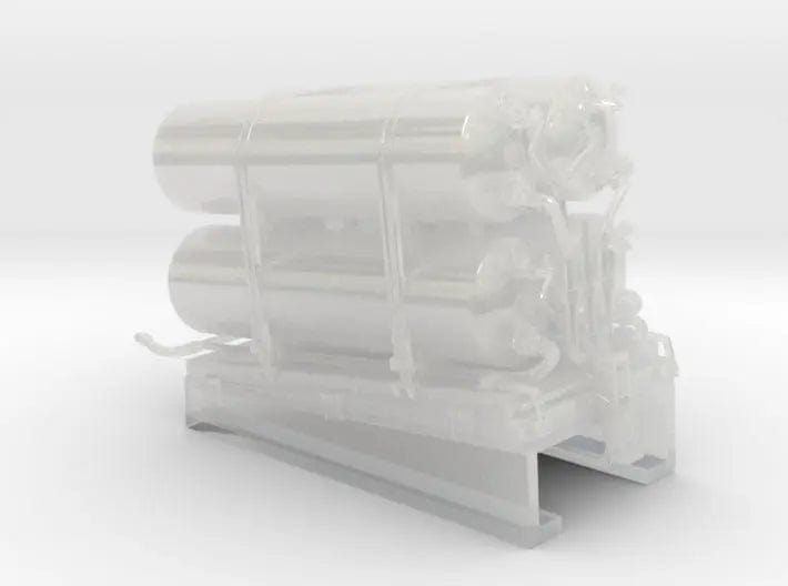 1/700 USN smoke screen generator set 9pcs - distefan 3d print