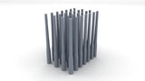 1/700 USS 12-Inch 45 Cal Mark 5 Gun Barrel Set (20pcs)