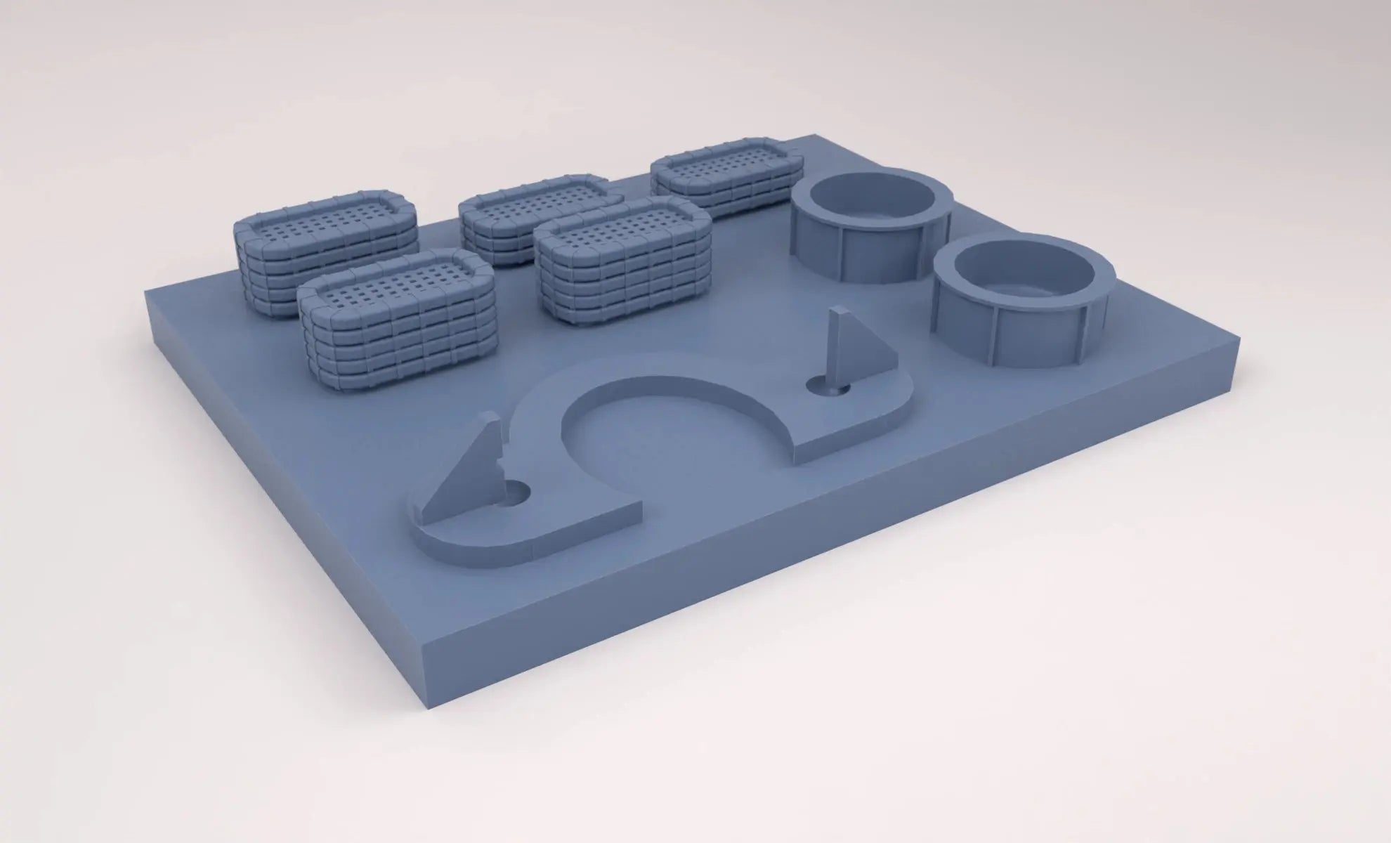 1/700 USS Luzon Wafer 1 Metric - distefan 3d print