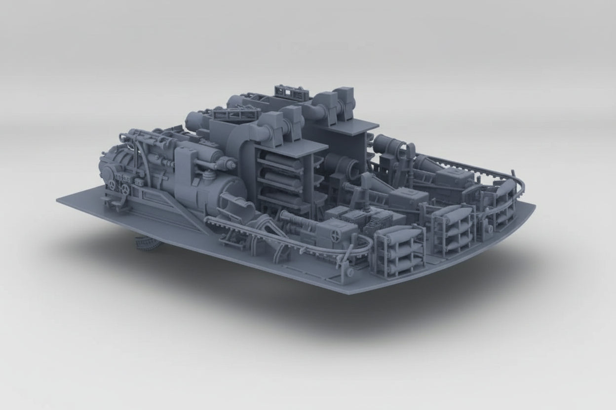 1/72 DKM 28cm SK C/34 Naval Turret "Caesar" Interior Protosoon