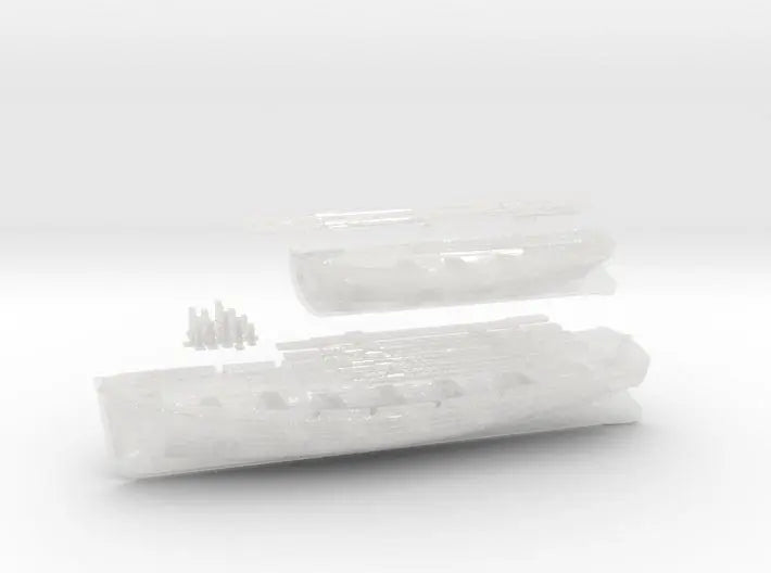1/72 DKM 8m & 6m long boats set - distefan 3d print