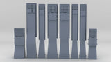 1/72 DKM Bismarck Aft Turret Vents Set