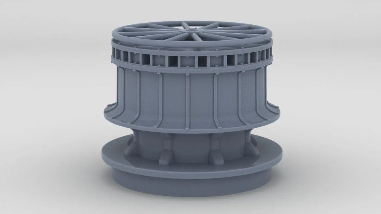 1/72 DKM Bismarck Capstan - distefan 3d print