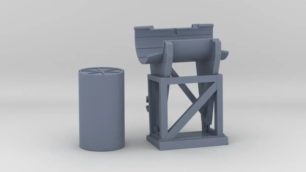 1/72 DKM Depth Charge Rack Set - distefan 3d print