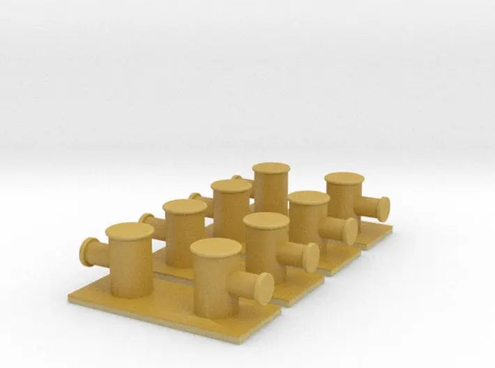 1/72 DKM Destroyer Bollard v2 Set x4 - distefan 3d print