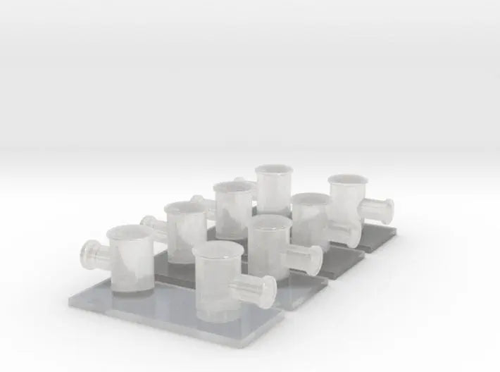 1/72 DKM Destroyer Bollard v2 Set x4 - distefan 3d print