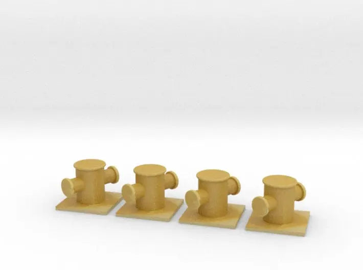 1/72 DKM Destroyer Bollard v3 Set x4 - distefan 3d print