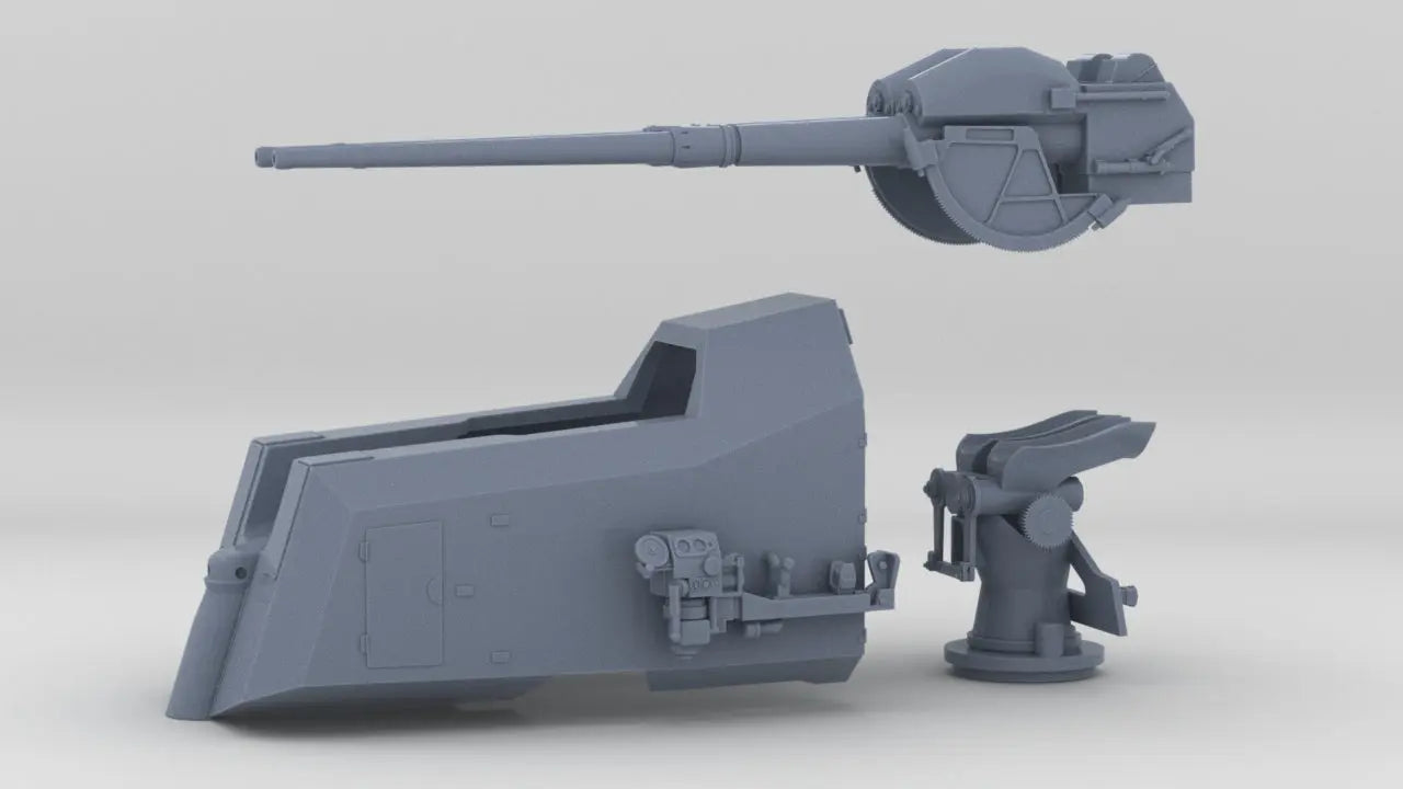 1/72 DKM Flak 10.5cm SK C/37 Kit Resin3Dinteractive