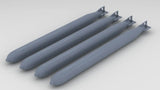 1/72 DKM G7 Torpedo (21 in) Set (4pcs)