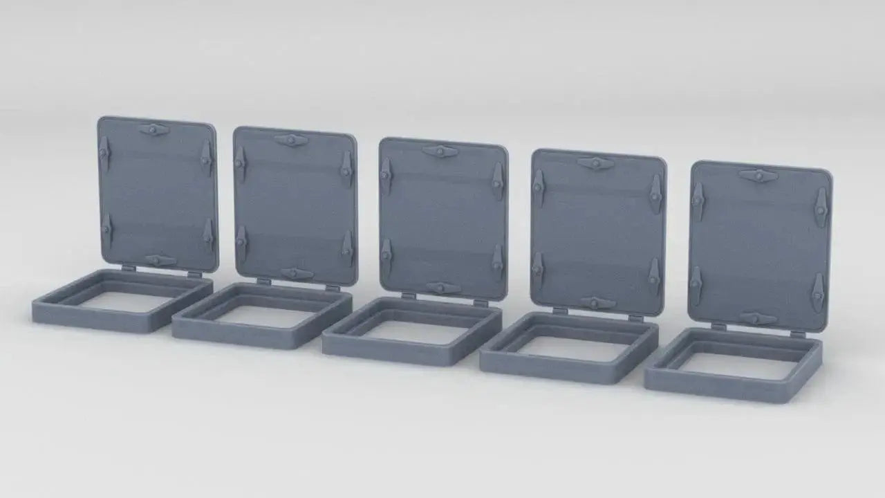 1/72 DKM Hatches Open Set (5pcs) - distefan 3d print